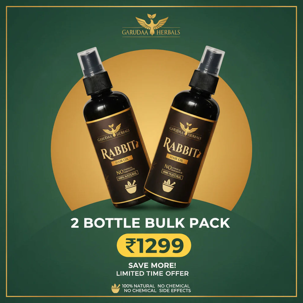 Rabbit Herbal Hair Oil – 100% Stronger, Healthier Growth